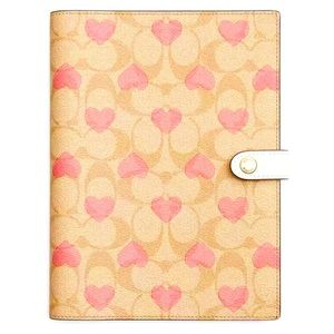 COACH HEART NOTEBOOK NIB
